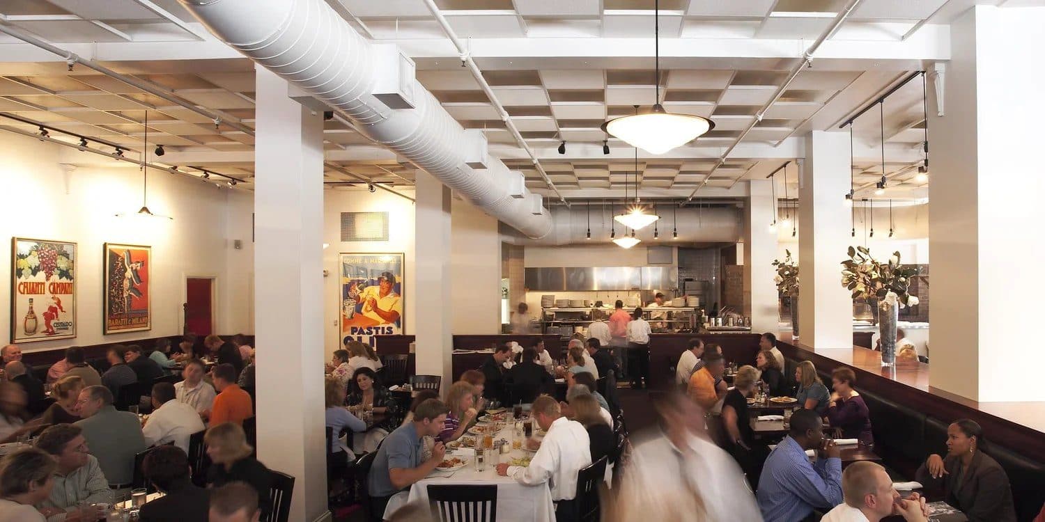 A full dining room at Centro downtown
